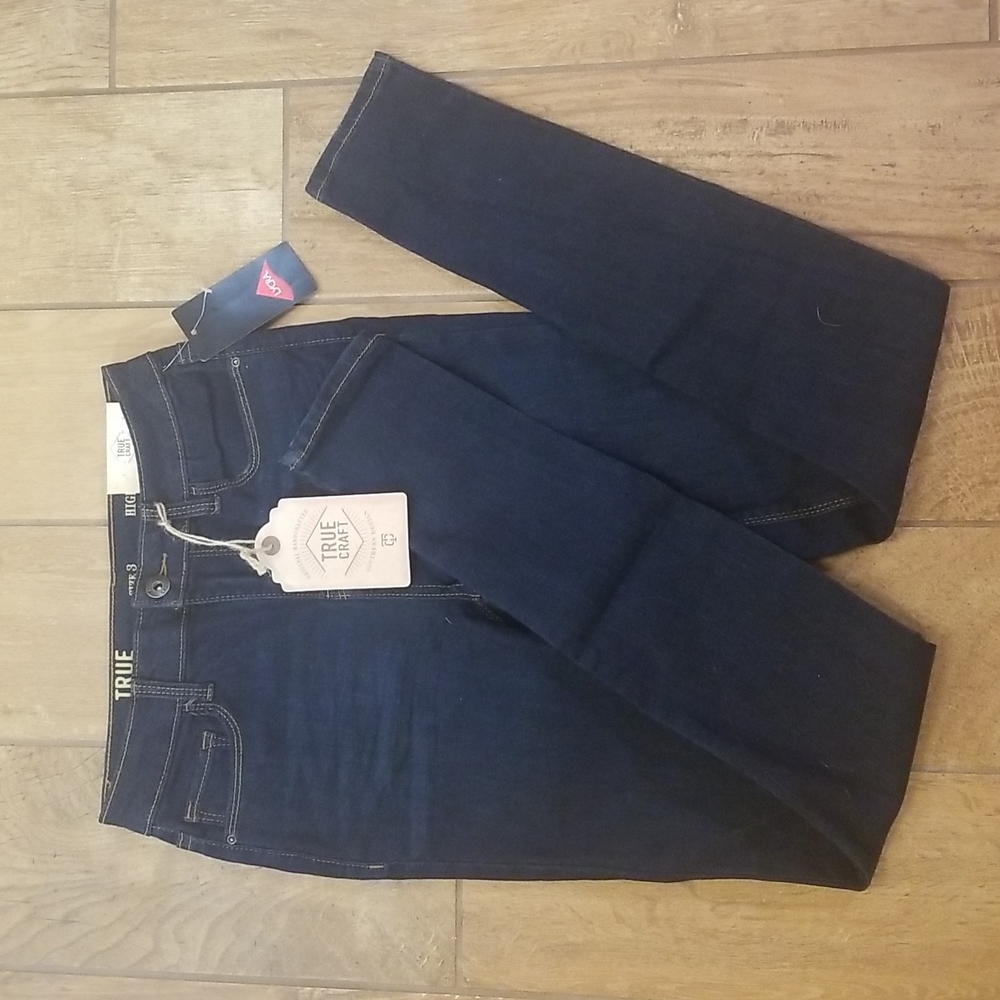 NEW True Craft High Rise Skinny Womens Juniors Size 3 Jeans